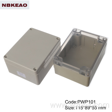 IP65 Surface mount junction box outdoor enclosure waterproof abs box plastic enclosure electronics PWP101 with size 115*89*55mm